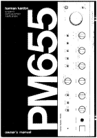 Harman-Kardon PM-655-Owners-Manual